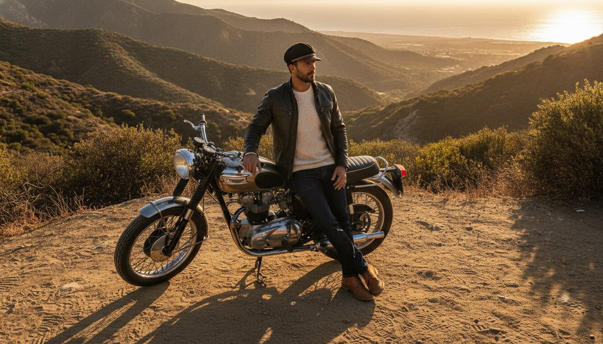 The Wild One Moto Cap: Rugged Elegance for the Modern Rebel